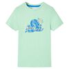 vidaXL Kids' T-shirt Light Green 128