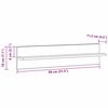vidaXL Wall Shelf 2 pcs Old Wood 80 x 11.5 x 18 cm Engineered Wood