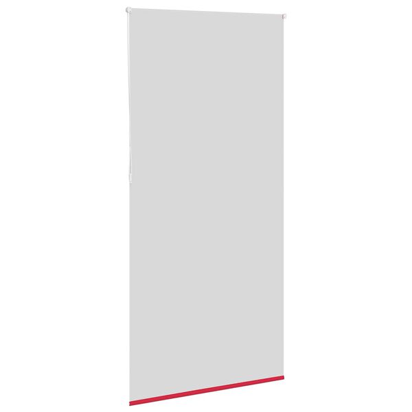 vidaXL Roller Blind Blackout Red 110x210 cm Fabric Width 105.7 cm Polyester