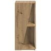 vidaXL Side Shelf Artisan Oak 33 x 32 x 70.5 cm Engineered Wood