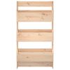 vidaXL Wall Planter 3-Tier 60x18.5x110 cm Solid Wood Pine