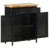 vidaXL Sideboard 60x30x76 cm Rough Mango Wood