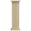 vidaXL Plant Stand Sonoma Oak 33x33x100 cm Engineered Wood