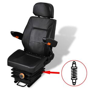 vidaXL Tractor Seat with Suspension