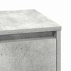 vidaXL Bedside Cabinet Concrete Grey 39 x 34.5 x 50 cm Engineered wood