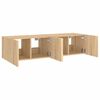 vidaXL TV Wall Cabinets with LED Lights 2 pcs Sonoma Oak 60x35x31 cm