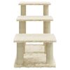 vidaXL Cat Tree with Sisal Scratching Posts Cream 50.5 cm