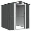 vidaXL Garden Shed Anthracite 192x191x223 cm Galvanised Steel