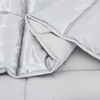 vidaXL Winter Duvet Silver 135 x 200 cm Satin and Microfiber