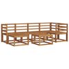 vidaXL Outdoor Sofa Set 7 pcs Natural Solid Acacia Wood