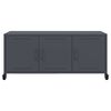 vidaXL TV Cabinet Anthracite 100.5x39x43.5 cm Steel
