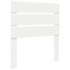vidaXL Storage Bed with Headboard White 90 x 200 cm Engineered Wood