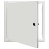 vidaXL Access Panel White 33 x 33 x 3 cm Steel