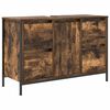 vidaXL Basin Cabinet with Drawers Smoked Oak 90x34.5x60 cm