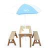AXI Sand and Water Picnic Table Dennis with Play Kitchen and Benches