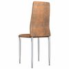 vidaXL Dining Chairs 2 pcs Brown 41.5 x 48 x 99 cm