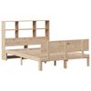 vidaXL Bookcase Bed without Mattress 140x200cm Solid Wood Pine