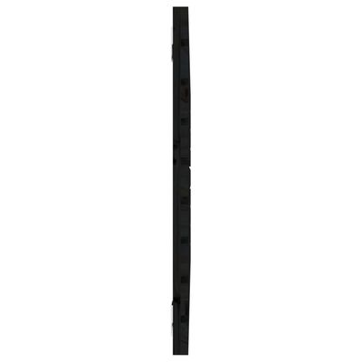 vidaXL Wall Headboard Black 81x3x63 cm Solid Wood Pine