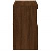vidaXL Sideboard with LED Lights Brown Oak 81x37x67 cm
