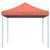 vidaXL Party Tent Folding Terracotta 292 x 292 x 315 cm Oxford Fabric