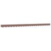 vidaXL Replacement Fabric for Awning Valance Brown Stripe 5 m