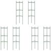 vidaXL Tomato Cages 6 pcs 116 cm Steel and PP