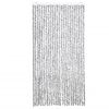 vidaXL Fly Curtain Light Grey and Dark Grey 100x230 cm Chenille
