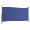 vidaXL Patio Retractable Side Awning 120x300 cm Blue
