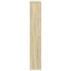 vidaXL Bookcase Sonoma Oak 60x20x120.5 cm Engineered Wood