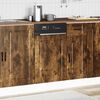 vidaXL Dishwasher Panel Porto Smoked Oak 45x1,5x57 cm Engineered Wood
