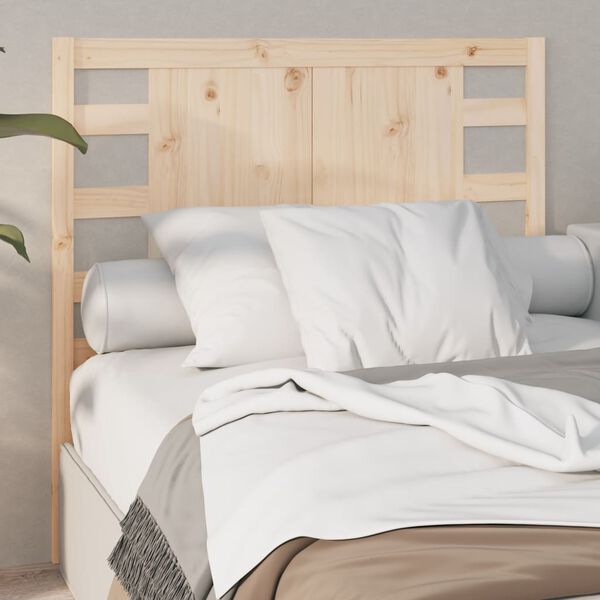 vidaXL Headboard 81x4x100 cm Solid Wood Pine