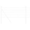 vidaXL Euro Fence Silver 0.4 x 25 m Hot dip galvanized iron