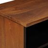 vidaXL TV Cabinet with Shelf Walnut 80 x 33.5 x 46 cm Solid Mango Wood