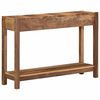 vidaXL Console Table Brown 107 x 33 x 76 cm Solid Reclaim wood