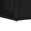 vidaXL Corner Desk Black Oak 101.5 x 149.5 x 149.5 cm Engineered Wood