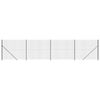 vidaXL Wire Mesh Fence with Flange Anthracite 1,4x10 m
