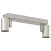 vidaXL Ceiling Spotlight Nickel 26 x 6.5 x 11.5 cm Metal