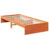 vidaXL Day Bed without Mattress Wax Brown 90x200 cm Solid Wood Pine
