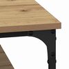vidaXL Coffee Table Artisan oak 100 x 100 x 40 cm Engineered Wood