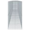 vidaXL Gabion Basket with Cover 1150x100x200 cm Galvanised Iron