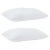 vidaXL Duvet with Pillows 3 pcs White Microfiber and Down Feather