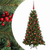 vidaXL Artificial Christmas Tree with Bauble 120 cm 150 LEDs