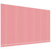 vidaXL Replacement Fabric for Awning Red and White Stripe 6x3.5 m