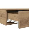 vidaXL Bed Drawers Artisan Oak 75 x 36.5 x 16.5 cm Engineered Wood