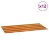 vidaXL Roof Panels 12 pcs Rusty 80x44 cm Corten Steel