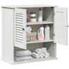 vidaXL Bathroom Cabinet with Shelf VIGO White and Antique White