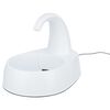 TRIXIE Pet Drinking Fountain Curved Stream White