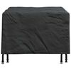 vidaXL Furniture Cover Plain Black 82 x 82 x 50 cm Fabric