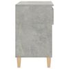 vidaXL Shoe Cabinet Concrete Grey 70x36x60 cm Engineered Wood