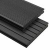 vidaXL Decking Board 6 pcs Black WPC